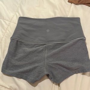 Lululemon gray booty shorts